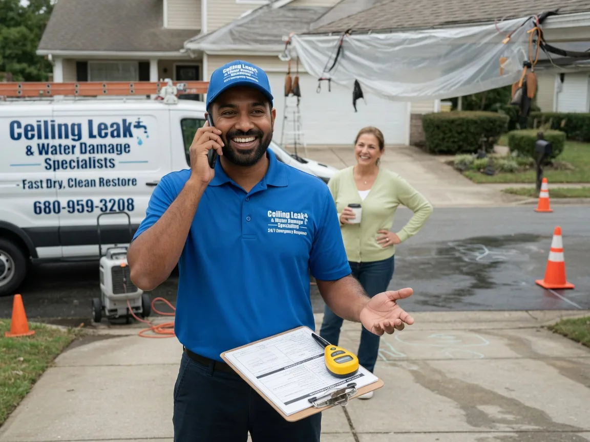 Ceiling Leak Cleanup Colo, IA FAQs